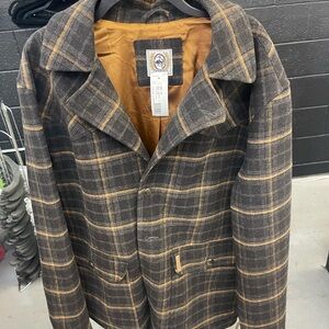Cinch Black and Brown Plaid Jacket